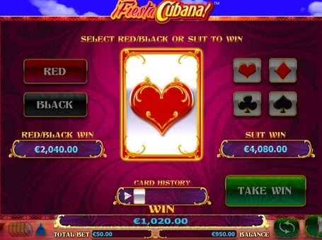 Автомат Fiesta Cubana - риск игра Риск игра в автомате Fiesta Cubana