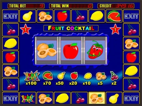 Автомат Fruit Cocktail - бонус раунд Бонус раунд в автомате Fruit Cocktail