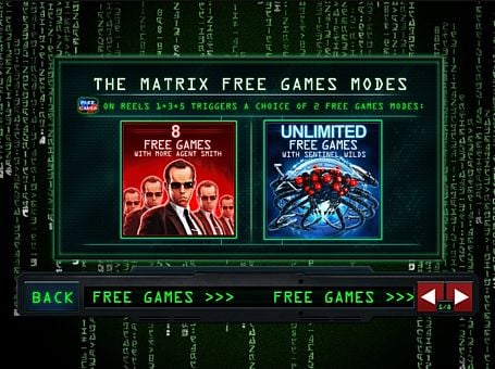 Игра Matrix - фриспины Фриспины в игре Matrix
