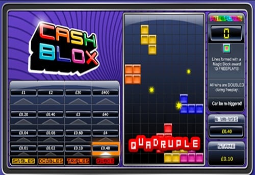 Игровой автомат Cash Blox - призовая комбинация Призовая комбинация в игровом автомате Cash Blox