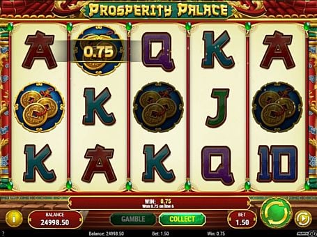 Игровой автомат Prosperity Palace - призовая комбинация символов Призовая комбинация символов в игровом автомате Prosperity Palace