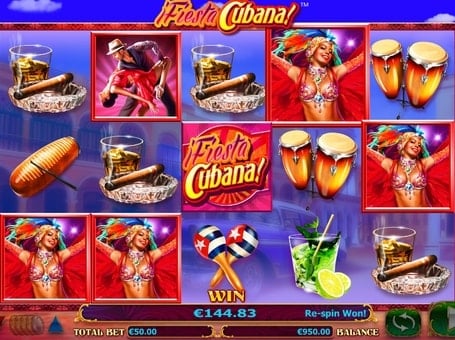 Слот Fiesta Cubana - выигрышная комбинация на линии Выигрышная комбинация на линии в слоте Fiesta Cubana