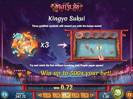 Слот Matsuri - бонусная игра Бонусная игра в слоте Matsuri