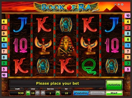 Игровой автомат Book of Ra Deluxe - символы Символы игрового автомата Book of Ra Deluxe