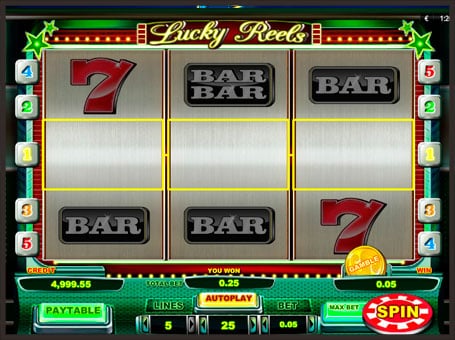 Игровой онлайн аппарат Lucky Reels - барабаны Барабаны в игровом онлайн аппарате Lucky Reels