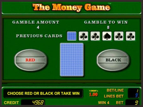 Игровой автомат The Money Game - риск игра Риск игра на игровом автомате The Money Game