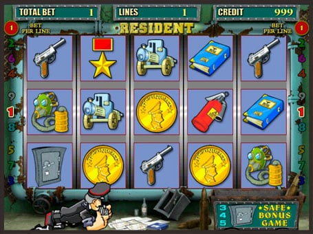 Игровой онлайн автомат Resident - символы Символы игрового онлайн автомата Resident
