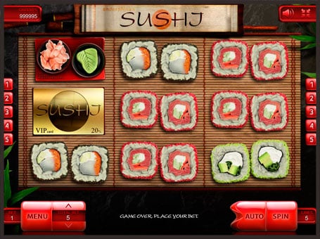 Игровой онлайн автомат Sushi - символы Cимволы в игровом онлайн автомате Sushi
